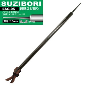 日本製 made in japan アイガー超鋼スジボリ0.5mm ESG—05