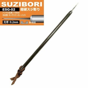 日本製 made in japan アイガー超鋼スジボリ0.2mm ESG—02