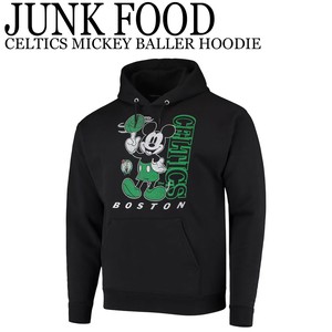 《即納》JUNK FOOD CLOTHING■長袖■裏起毛■パーカー■CELTICS MICKEY BALLER HOODIE