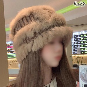 エコファーニット帽 ふわふわ カジュアル 秋 冬 小物  【2024AW】 WU2241