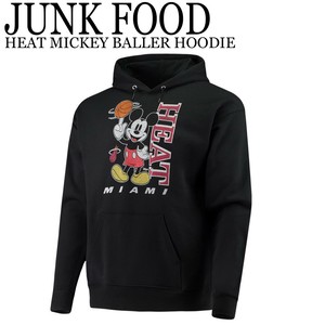 《即納》JUNK FOOD CLOTHING■長袖■裏起毛■パーカー■HEAT MICKEY BALLER HOODIE