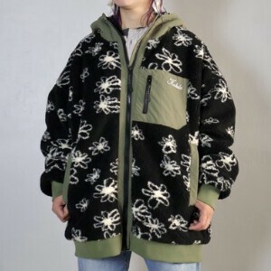 Blouson Jacket Hooded Blouson