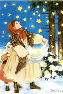 クリスマス 　ドイツ製　グリーティングカード