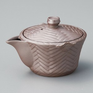 万古急須1.5宝瓶(平網)(萬古焼)　日本製