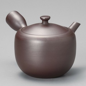 万古急須1.5ナツメ無地(まるっと網)(萬古焼)　日本製