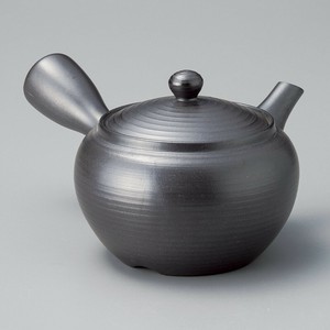 万古急須3.0かぶらようがん(おーばる網)(萬古焼)　日本製