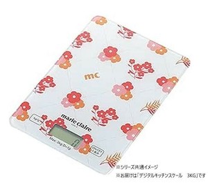 「マリ・クレール」デジタルキッチンスケール(3Kg)　MC-430
