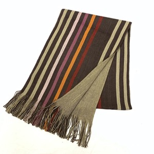 Thick Scarf Scarf Stripe Unisex [2024 A/W]