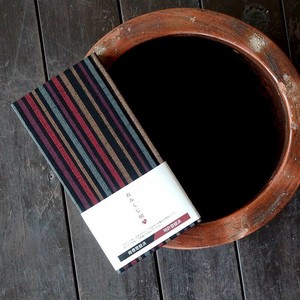 【おみくじ帳／おみくじ帖】滝節縞模様(黒)