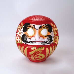 <金運上昇> 福だるま【1号〜13号 ：12サイズ】【Cool Japan】【インテリア】Daruma Doll