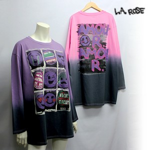T-shirt Long T-shirt Gradation
