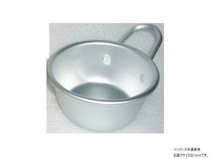 前川金属 日本酒グラス マッコリカップ 手付 13cm シルバー アルマイト RMT2003