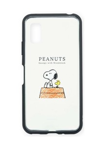 ピーナッツ IIIIfit AQUOS wish3対応ケース ドッグハウス SNG-782A