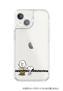 ピーナッツ スヌーピー iPhone 15〜13対応ケース(カスタムパーツ付) みんな SNGG-13B
