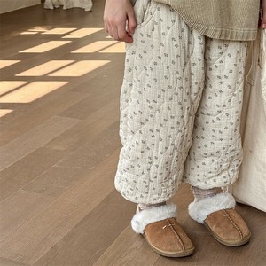Kids' Full-Length Pant Patterned Flowers