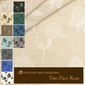 棉布 脸 ROSE 雅卡尔织布 白色