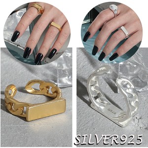 Silver-Based Plain Ring One size fits all Rings Unisex