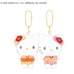 9月中旬入荷　ニコぬいキーホルダー 和風サンリオキャラクターズ