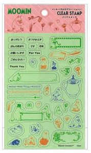 【2024秋冬新作】【北欧雑貨】【ムーミン】クリアスタンプ　フレーム　H080-84