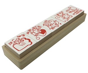 サンビー ティーチャースタンプゴム印(5本組) SS-038