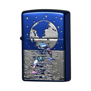 ZIPPO(ジッポー)ライター　ドルフィンデザイン  2BLS-DOLPHIN1