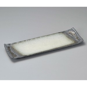 風雅(手造り)長盛皿(萬古焼)　日本製　陶器　和食器