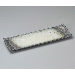 風雅(手造り)長盛皿(萬古焼)　日本製　陶器　和食器