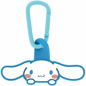 ラバーマスコット付きカラビナ  シナモロール