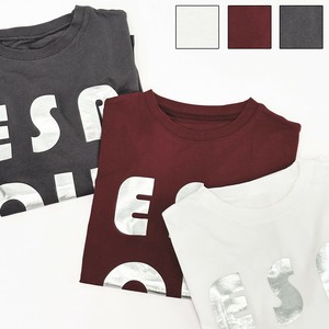 箔プリントロゴロングTシャツ