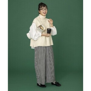 裙子 2024年 宽松休闲裤 格子图案