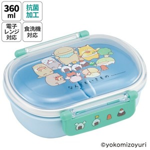 【スケーター】抗菌食洗機対応ランチボックス小判 【なんでもいきもの】 日本製