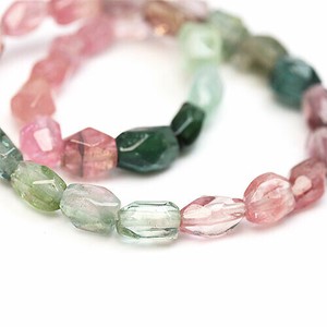 Gemstone Bracelet Opal/Tourmaline 4mm