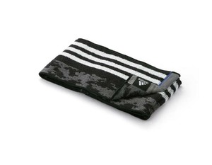 タオル美術館 adidas(アディダス) ミニTマフラー マーブルライン 06-1345150-BK