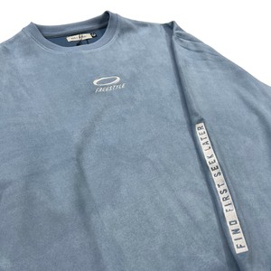 ★ネックレス付き+袖刺繍入り★ポンチスウェード刺繍SW(11月納品)【2025年梅春新作商品】
