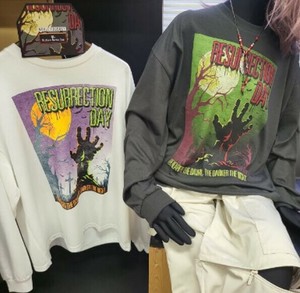 「フィクションムービー」プリントロンTee（長袖）(12月納品)【2025年梅春新作商品】