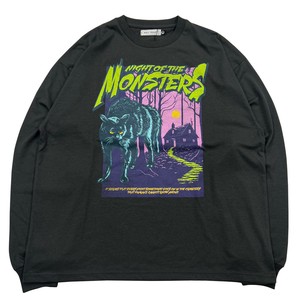 「フィクションムービー」プリントロンTee（長袖）(12月納品)【2025年梅春新作商品】