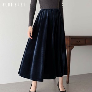 裙子 下装 喇叭口 裙子 2024新品 丝绒