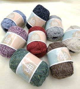 【毛糸、手編み、ハンドメイド、冬素材】ニッケ紬(つむぎ)