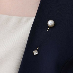 Brooch Pearl Jewelry Brooch 1 tablets Made in Japan