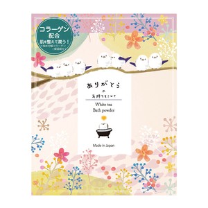 【ほんやら堂】シマエナガ 入浴剤1P フラワー
