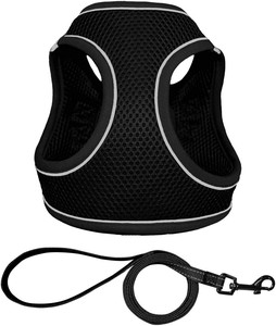 ベスト・アンサー　ハーネスリード ブラック S  pet-075bks