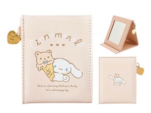 *折りたたみミラーBEのんびりナチュラルシナモロール
