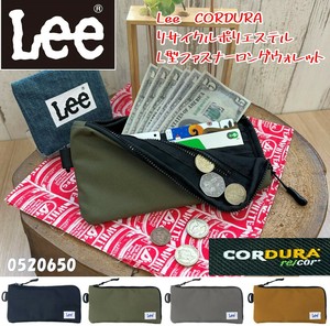 <2024年　新商品>【Lee/リー】CORDURA　コーデュラ　リサイクルポリ　L型ファスナー　ロングウォレット