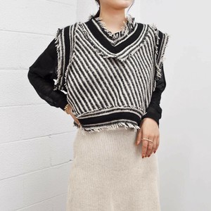 Sweater/Knitwear Monotone black V-Neck