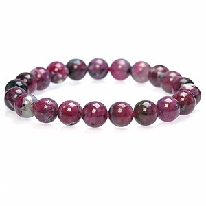 Gemstone Bracelet Ruby Natural Stone 9mm