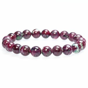 Gemstone Bracelet Ruby Natural Stone 9mm