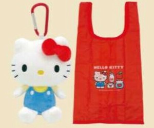 ぬいぐるみエコバッグ　ハローキティ　サンリオキャラクターズ