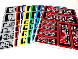再入荷！8枚入りでお得です！【ステッカーNOSアソート】貼る時は慎重に！