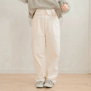 Full-Length Pant Flap Straight Pants [S/S NEW]