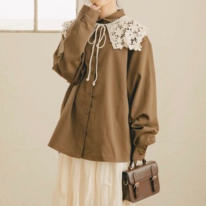 Button Shirt/Blouse Original Logo Simple Shirt [A/W NEW]